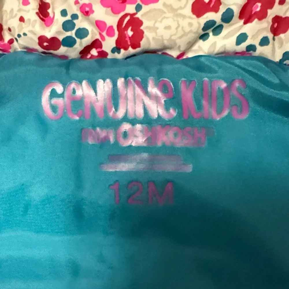 OshKosh B'gosh Floral Puffer Vest
